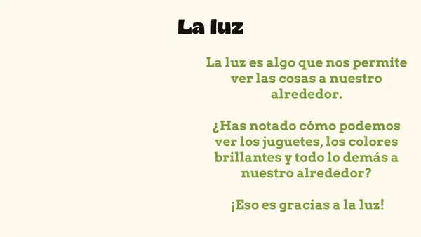Fuentes de luz