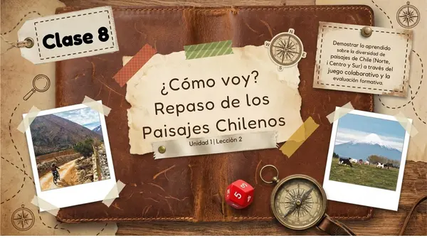 Clase 8 Leccion 2 Unidad 1 "Cómo voy" ¿Cómo son los paisajes de Chile? 2° Básico
