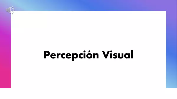 Percepción visual