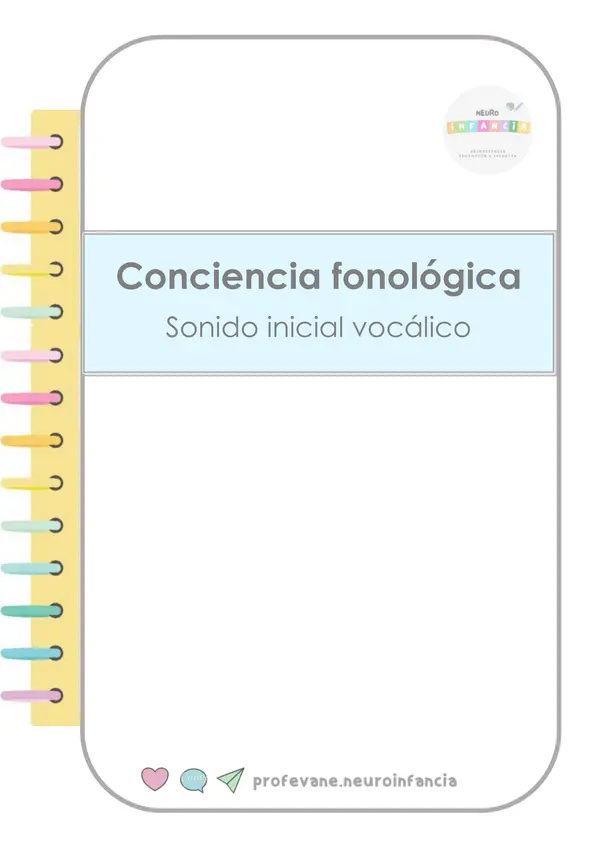 Cuadernillo conciencia fonológica 