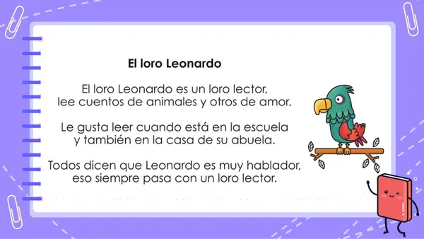 Ejercitación lectoescritura 