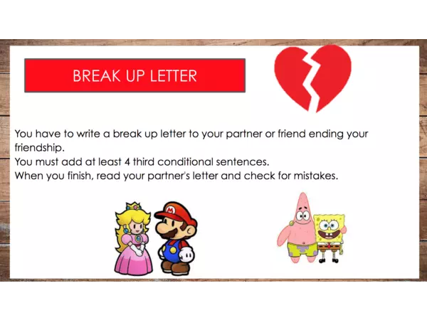 Break up letter