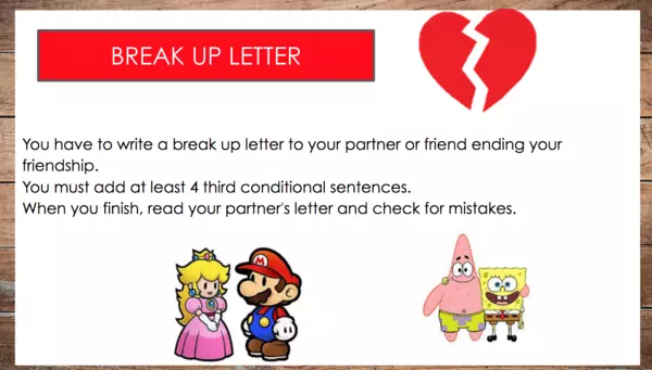 Break up letter