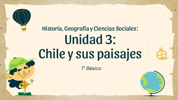 1° Básico "Chile y sus paisajes"