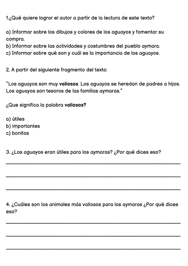 Guía: Inferir a partir de un texto informativo