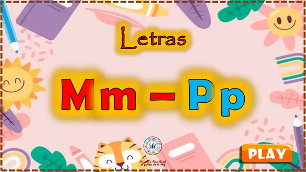 Letras M y P (6 actividades)