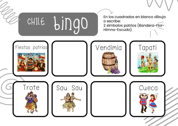 Bingo Bailes y fiestas tipicas