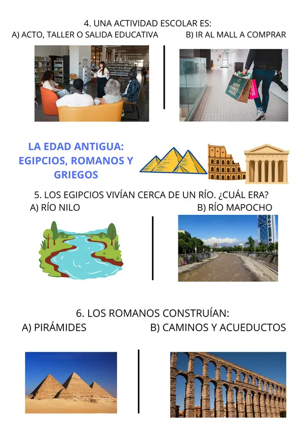 Evaluación adaptada de Historia