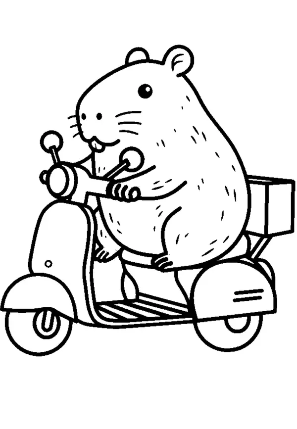 capibaras para colorear