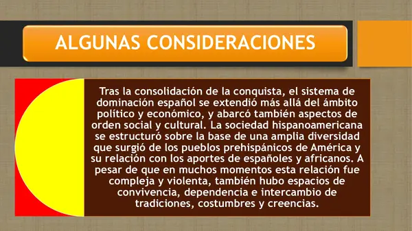 PPT - Sociedad colonial americana