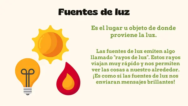 Fuentes de luz
