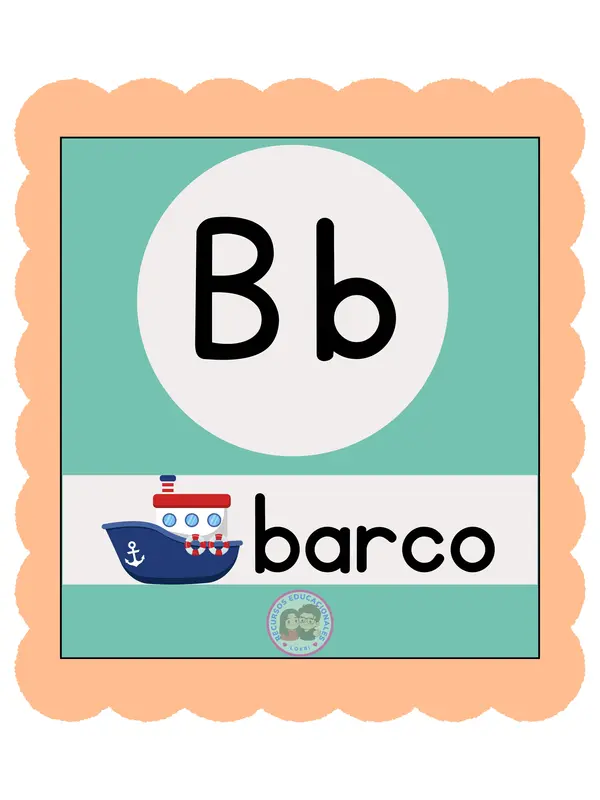 Abecedario letra imprenta