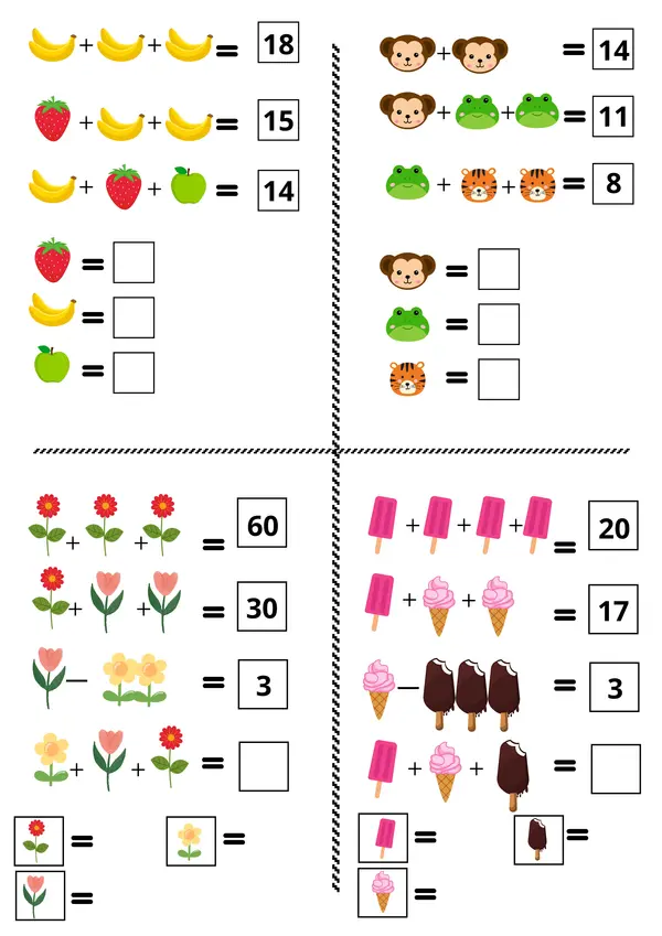 Ejercicios de lenguaje algebraico