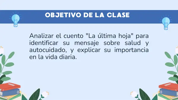 LA ULTIMA HOJA -  CONVERSATORIO - OCTAVO