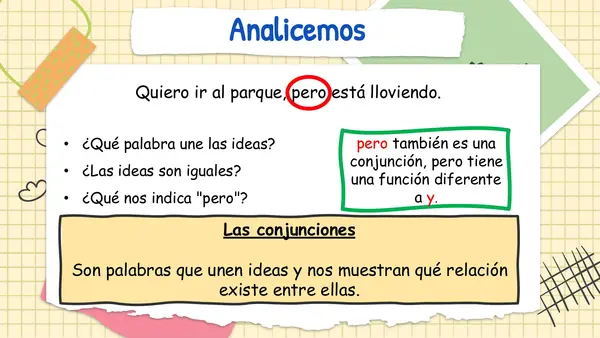 Conjunciones 