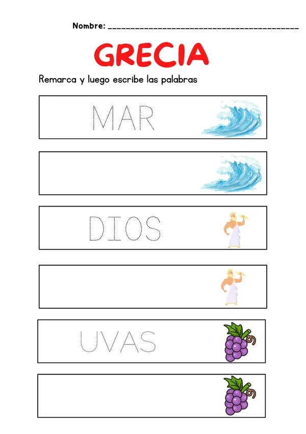 Material de adaptación curricular: La Antigua Grecia"