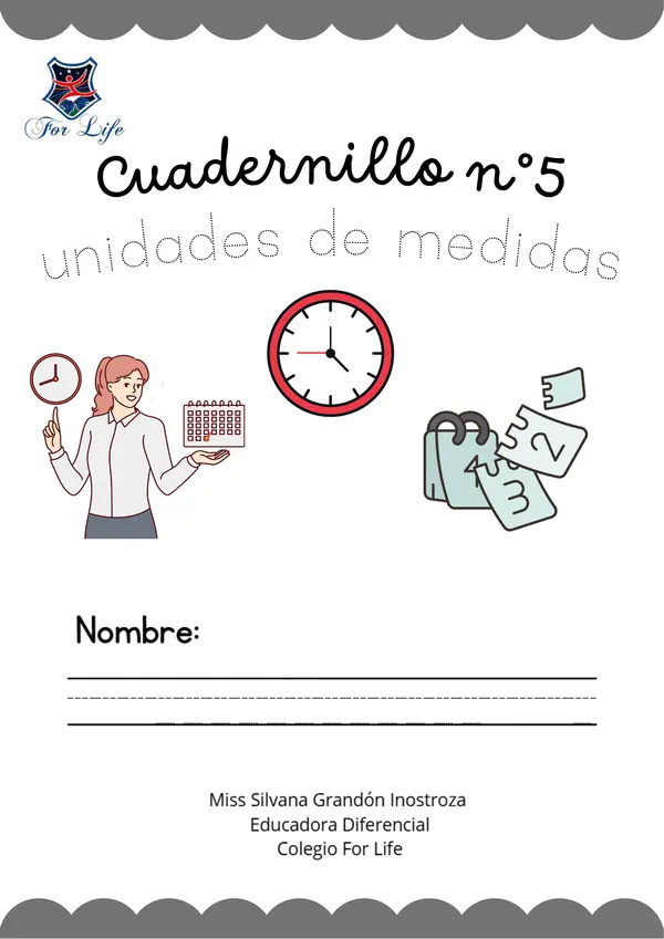 Cuadernillo de trabajo unidades de medidas del tiempo