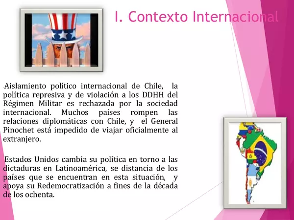 PRESENTACION REGRESO A LA DEMOCRACIA, TERCERO MEDIO, HISTORIA