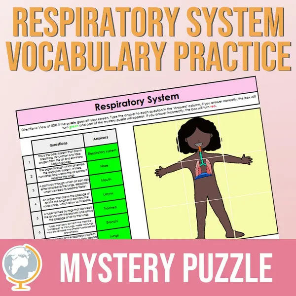 Respiratory System Mystery Puzzle