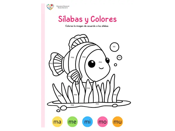 Coloreo por sílabas 