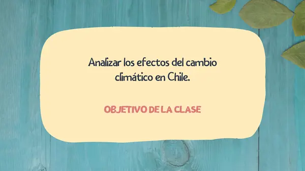 El impacto del cambio climático en Chile