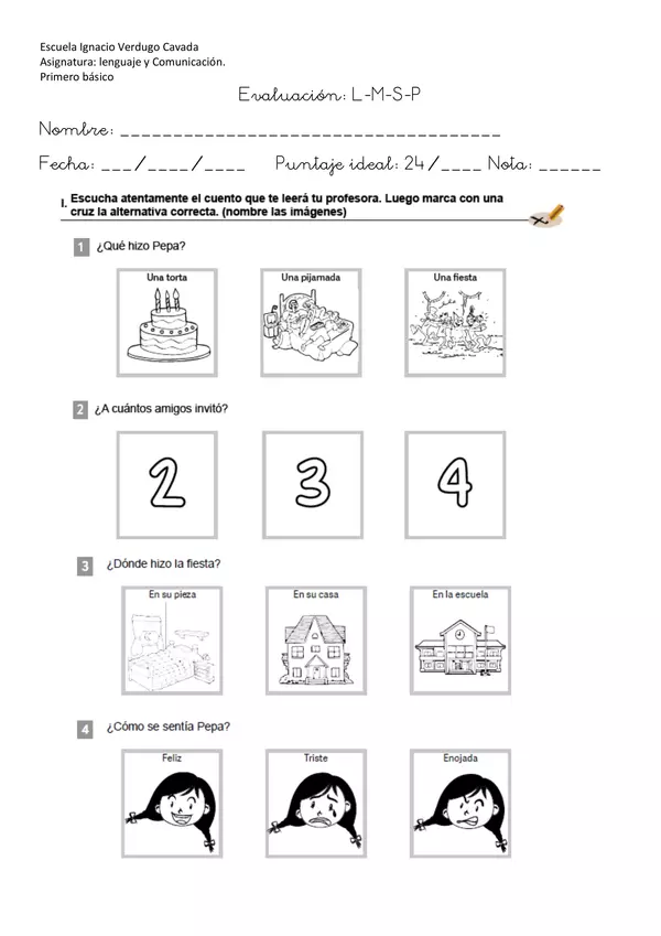 Evaluación L.M.S.P