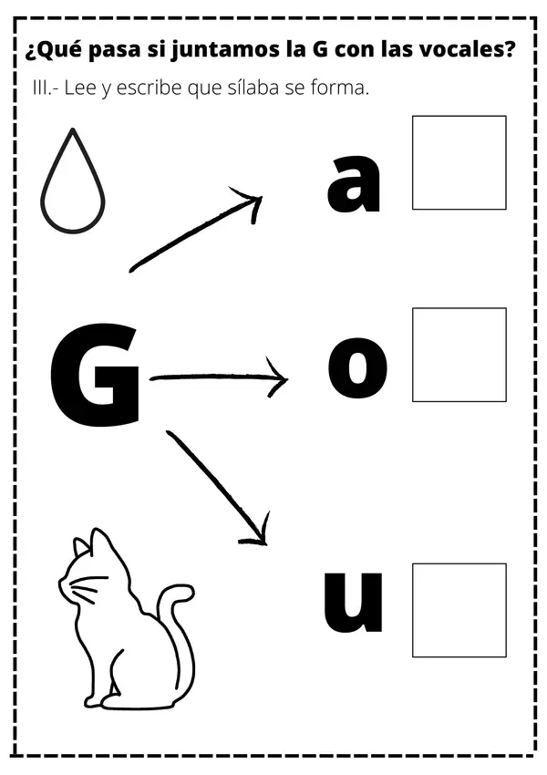 Guía consonante G