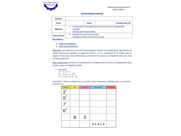Potencias