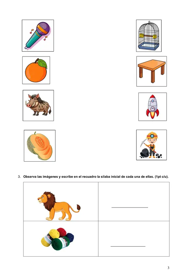 Evaluación Lenguaje J M N L