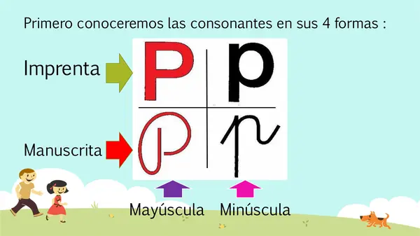 La consonante P