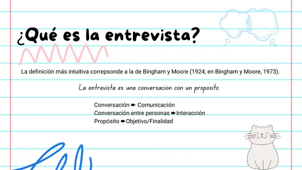 Entrevista Motivacional/Psicológica