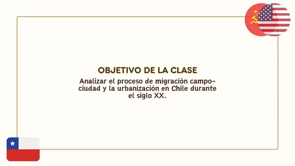 Migración y urbanización en Chile | Segundo Medio