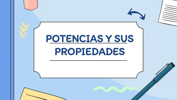Propiedades de la potencias