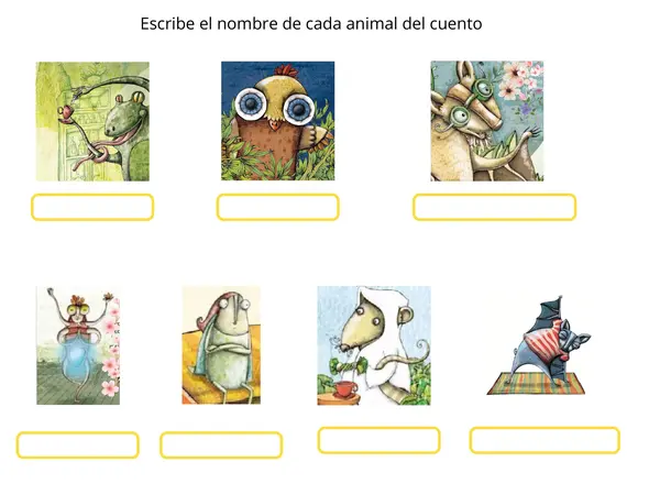 actividad  cuento el terrible problema del murciélago 
