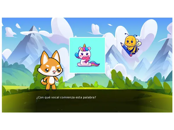 Las vocales juego interactivo