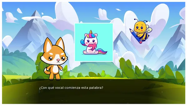 Las vocales juego interactivo