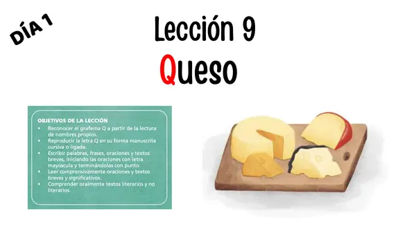 Lección 9 Queso Parte 2 Mayusculas Método Matte