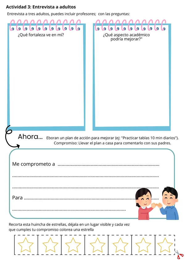Ficha de Orientación: Mi Autobiografía - Autoconocimiento y Fortalezas