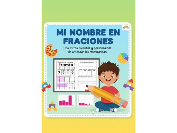 Mi nombre en fracciones 