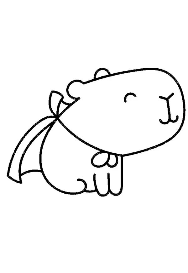 capibaras para colorear
