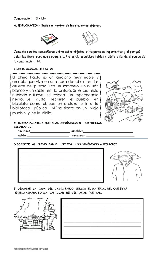 Ficha BL para niños grandecitos