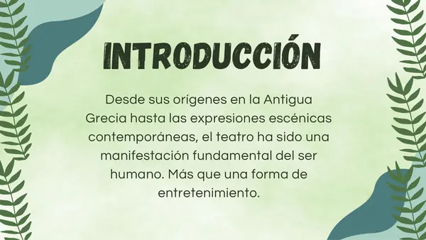 La función del teatro