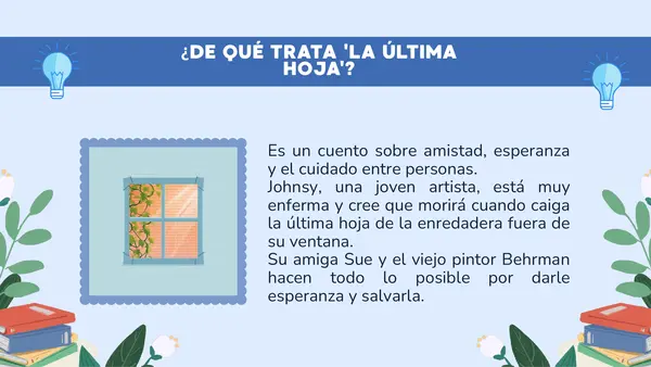 LA ULTIMA HOJA -  CONVERSATORIO - OCTAVO