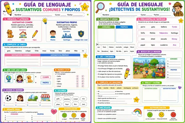 sustantivo propio y común 1
