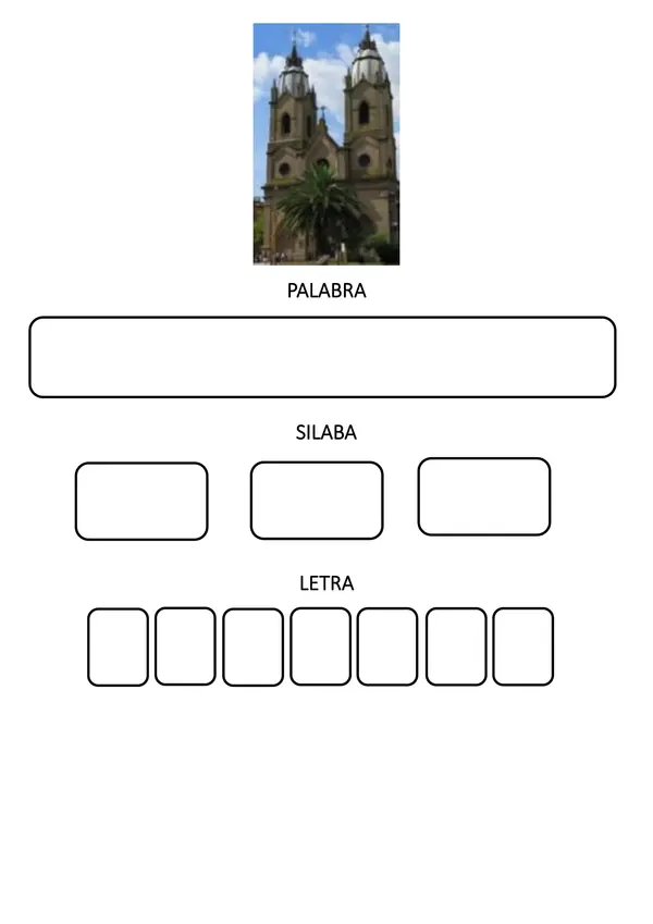 Fichas para trabajar palabras de uso cotidiano, 