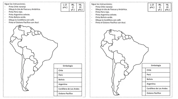 Chile en el mapa