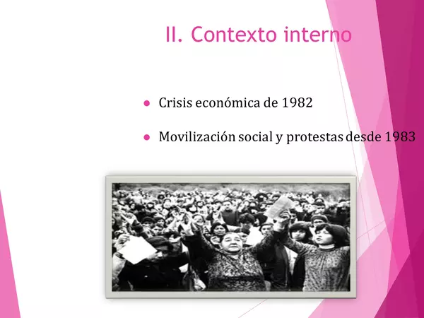 PRESENTACION REGRESO A LA DEMOCRACIA, TERCERO MEDIO, HISTORIA