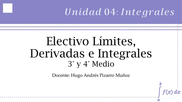 U4 Clase 06: Volumen de Solidos por Revolución