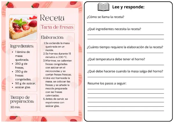 Comprensión lectora para la vida diaria
