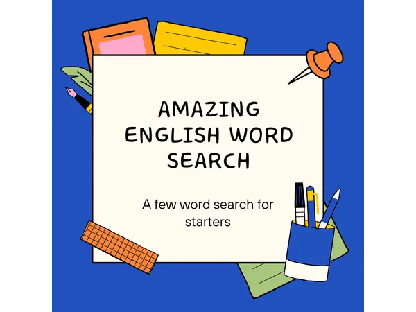 Amazing english word search